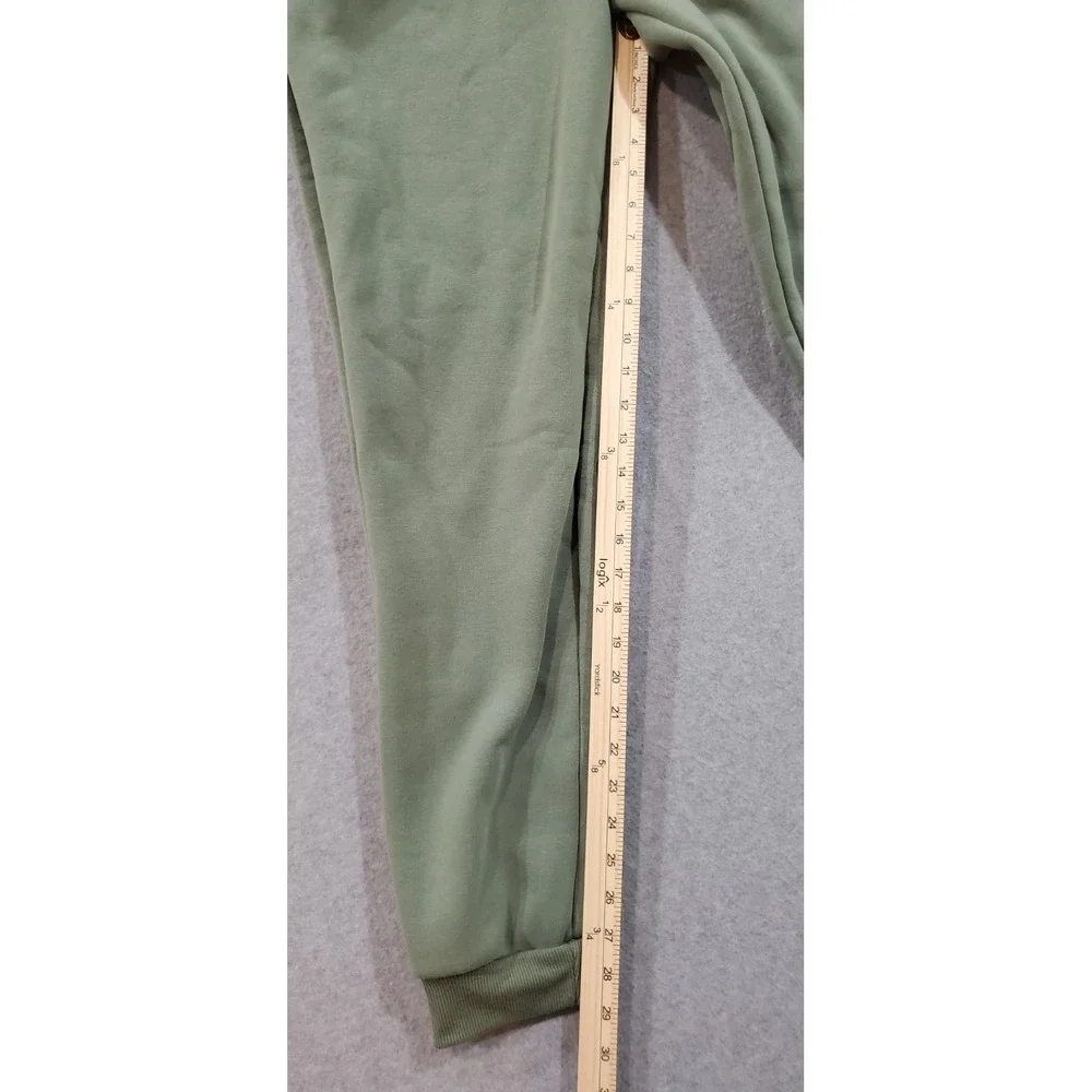 The Original Members Only Olive Green Men's Unisex Large Skull Roses Sweatpants - Picture 4 of 10